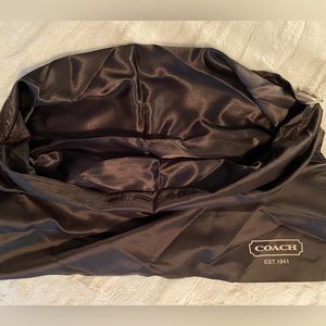 Coach silk dust cover & storage cover bag